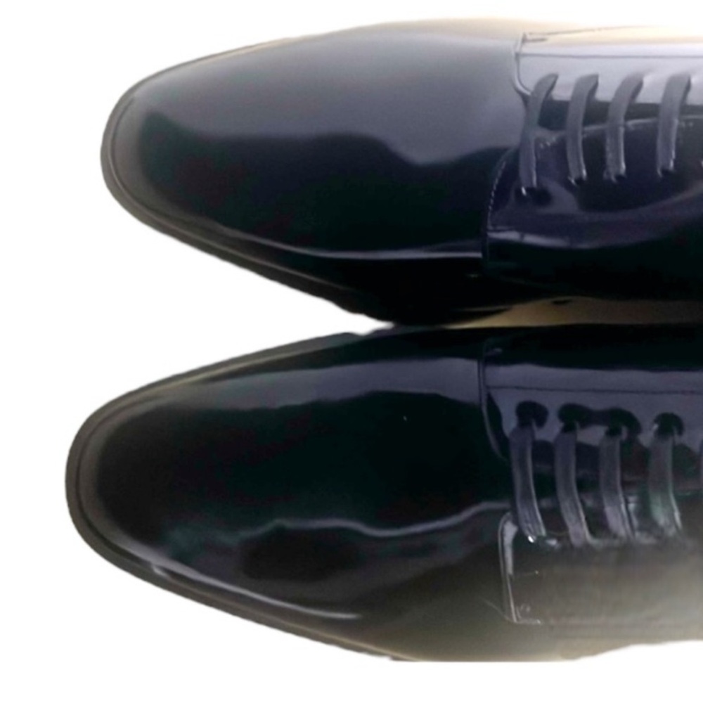 New authentic Saint Laurent luxury designer patent leather dress shoes 11.5 - Picture 17 of 17